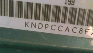 VIN prefix KNDPCCAC8F77