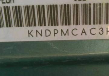 VIN prefix KNDPMCAC3H71