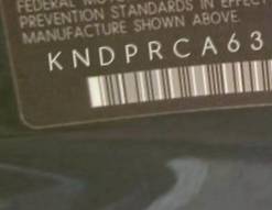 VIN prefix KNDPRCA63H71