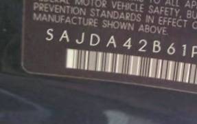 VIN prefix SAJDA42B61PA