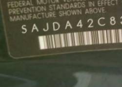 VIN prefix SAJDA42C832A