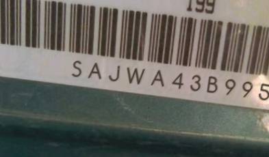 VIN prefix SAJWA43B995B