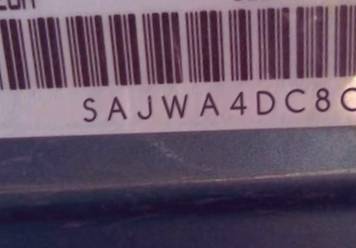 VIN prefix SAJWA4DC8CMB