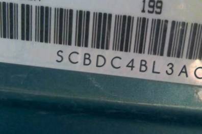 VIN prefix SCBDC4BL3ACX
