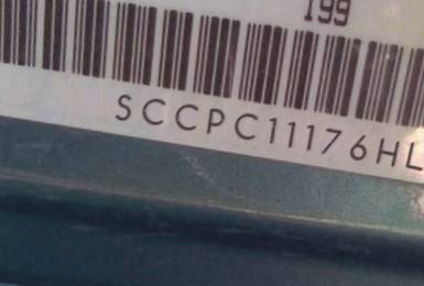 VIN prefix SCCPC11176HL