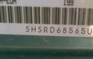 VIN prefix SHSRD68565U3