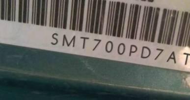 VIN prefix SMT700PD7AT4