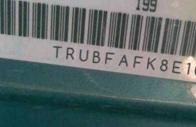 VIN prefix TRUBFAFK8E10