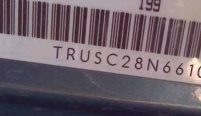 VIN prefix TRUSC28N6610