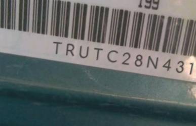 VIN prefix TRUTC28N4310