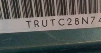 VIN prefix TRUTC28N7410