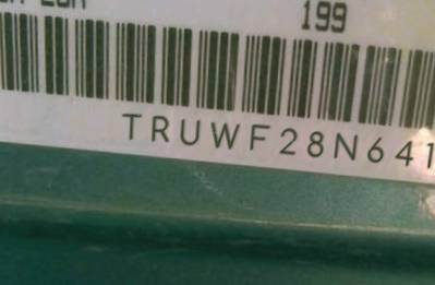 VIN prefix TRUWF28N6410