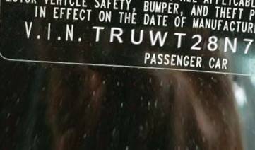 VIN prefix TRUWT28N7110