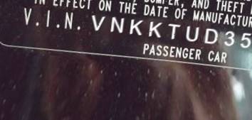 VIN prefix VNKKTUD35EA0