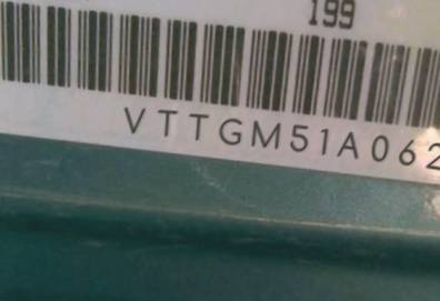 VIN prefix VTTGM51A0621