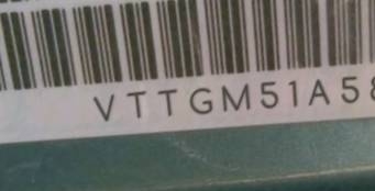 VIN prefix VTTGM51A5821