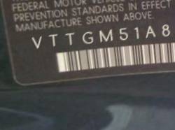 VIN prefix VTTGM51A8721