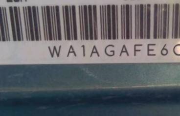 VIN prefix WA1AGAFE6CD0