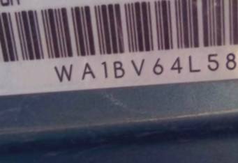 VIN prefix WA1BV64L58D0