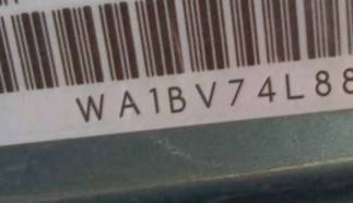 VIN prefix WA1BV74L88D0
