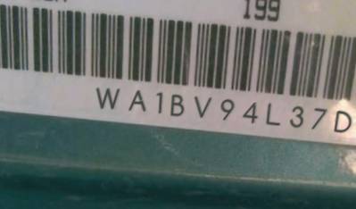 VIN prefix WA1BV94L37D0