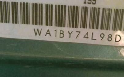 VIN prefix WA1BY74L98D0