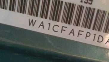 VIN prefix WA1CFAFP1DA0