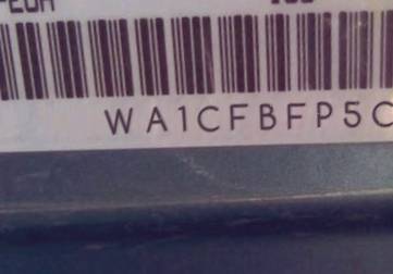 VIN prefix WA1CFBFP5CA1