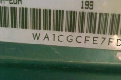VIN prefix WA1CGCFE7FD0
