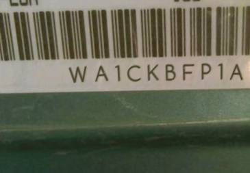 VIN prefix WA1CKBFP1AA0