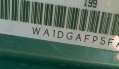 VIN prefix WA1DGAFP5FA0