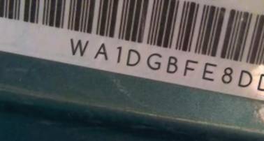 VIN prefix WA1DGBFE8DD0