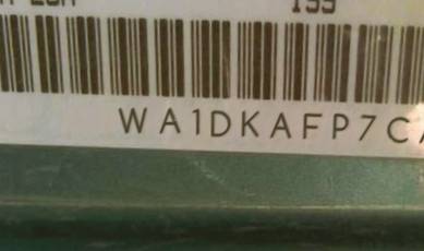 VIN prefix WA1DKAFP7CA0
