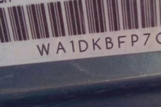VIN prefix WA1DKBFP7CA0