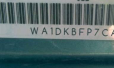 VIN prefix WA1DKBFP7CA1
