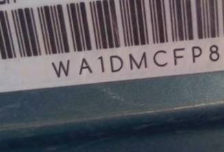 VIN prefix WA1DMCFP8FA0