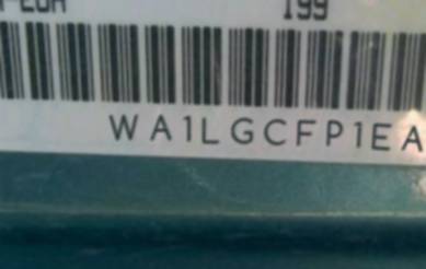 VIN prefix WA1LGCFP1EA0