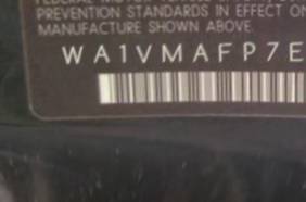 VIN prefix WA1VMAFP7EA0
