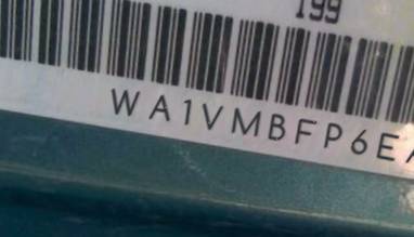 VIN prefix WA1VMBFP6EA0