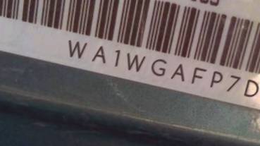 VIN prefix WA1WGAFP7DA0
