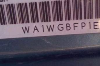 VIN prefix WA1WGBFP1EA0