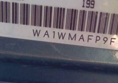 VIN prefix WA1WMAFP9FA1