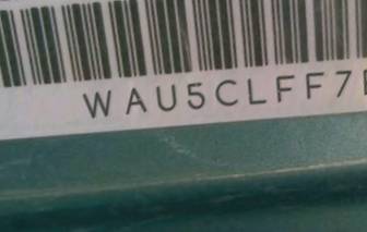 VIN prefix WAU5CLFF7F10