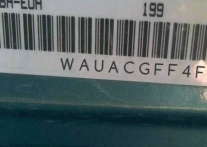 VIN prefix WAUACGFF4F10