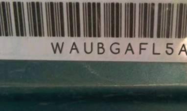 VIN prefix WAUBGAFL5AA1