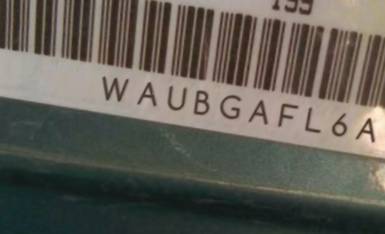 VIN prefix WAUBGAFL6AA0