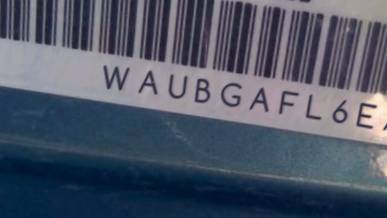VIN prefix WAUBGAFL6EA1
