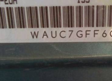 VIN prefix WAUC7GFF6G10