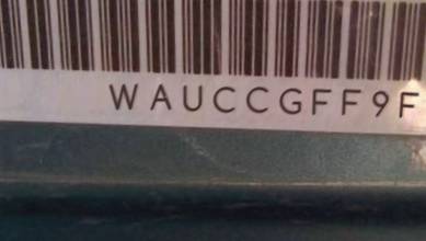 VIN prefix WAUCCGFF9F11
