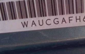 VIN prefix WAUCGAFH6BN0